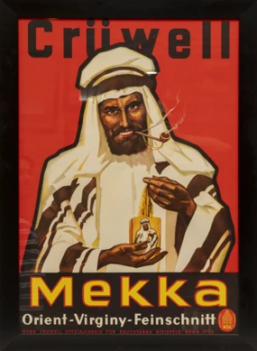 الملصق الألماني "كرويل مكة أورينت-فيرجينيتي-فينشنيت"
