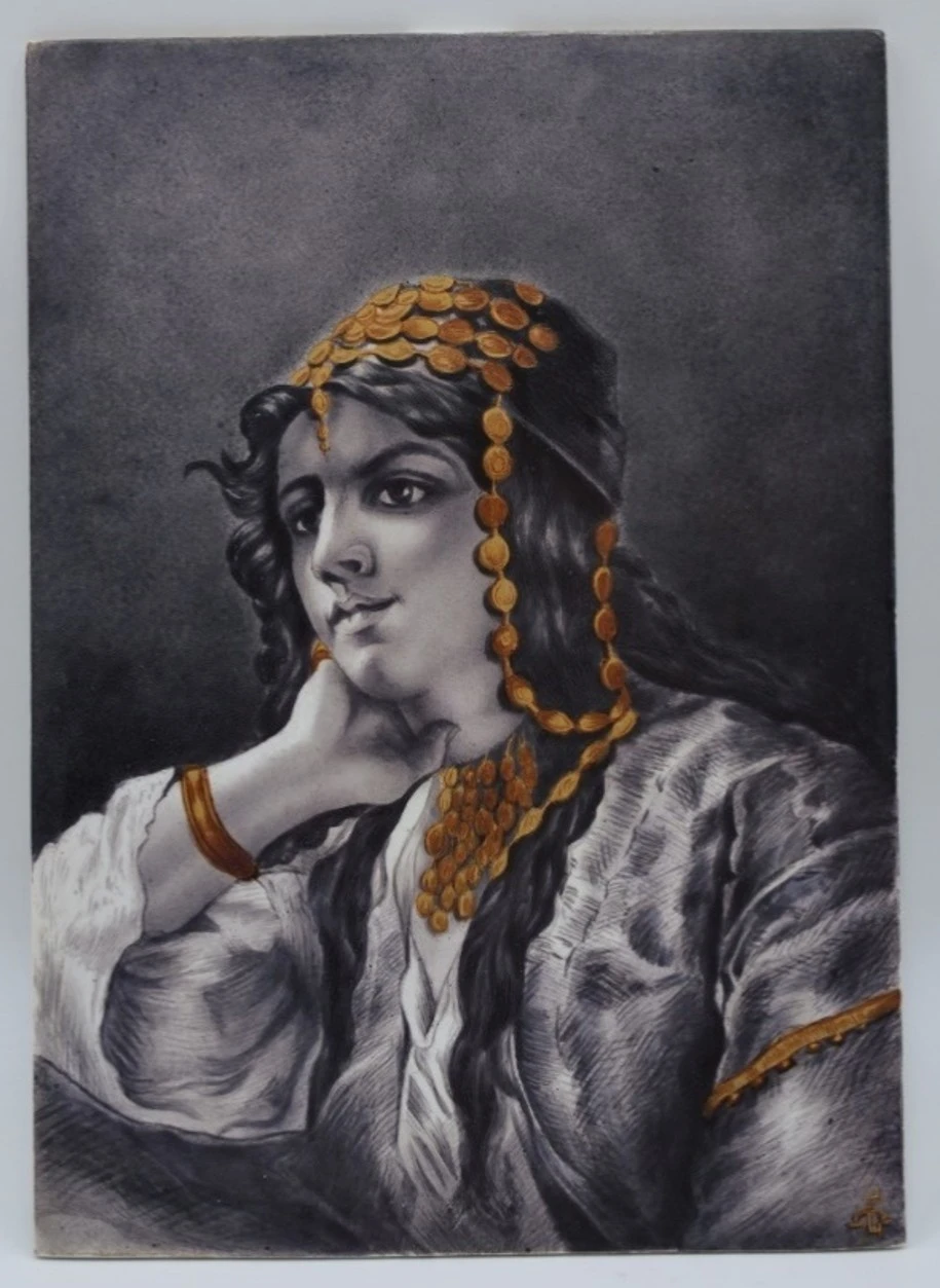 المدرسة المستشرقة (القرن التاسع عشر) سيدة يونانية شابة مفكرة