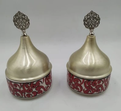 زوج  قدر سكر تركي مع غطاء