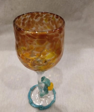 كأس زجاجية معاصرة مزخرفة