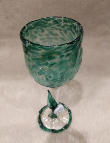 كأس زجاجية معاصرة مزخرفة