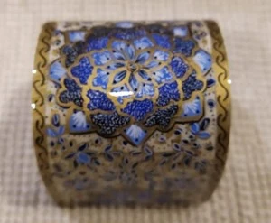 صندوق عظام الجمل الإيرانية المرسومة يدويًا