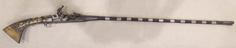 بندقية مكحلة مغربية جميلة أواخر القرن 19