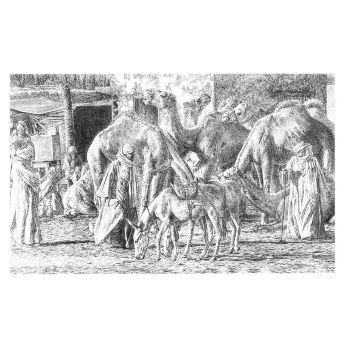 4 Limited Edition Numbered Lithographs