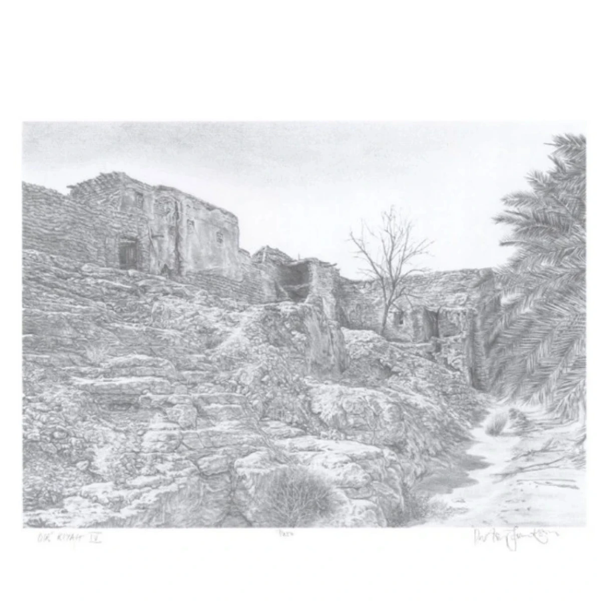 Lot 3 Limited Edition Numbered Lithographs - Diriyah