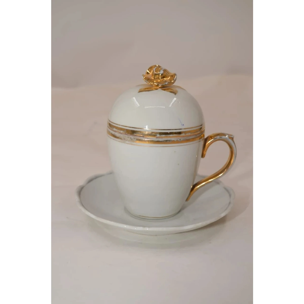 Antique Cup with Lid