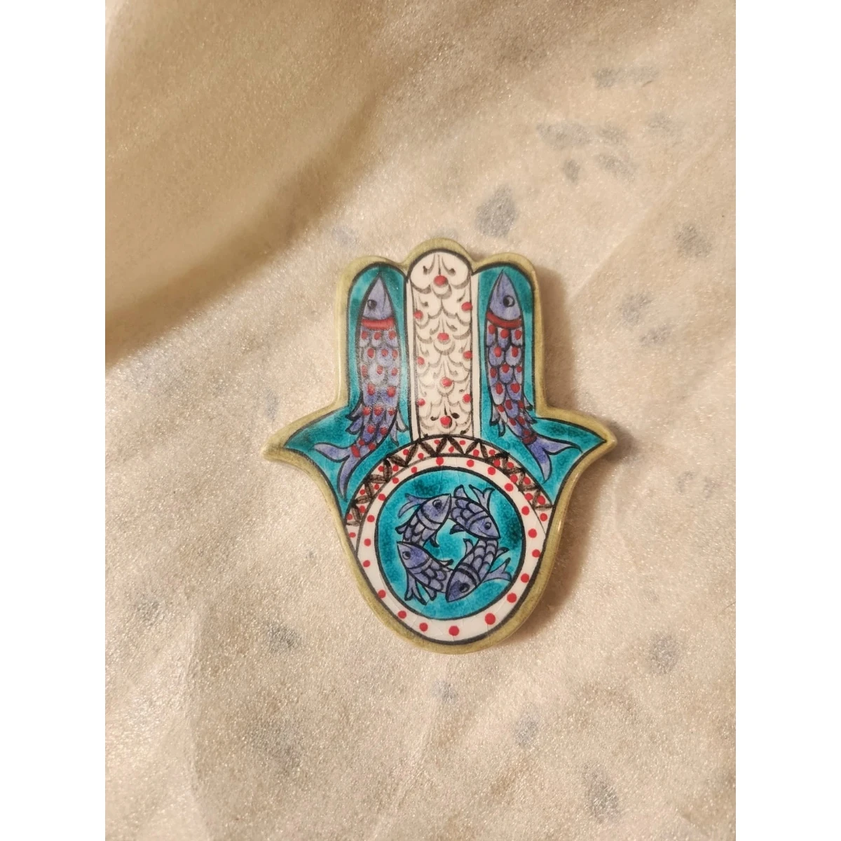 ceramic polychrome protective hand