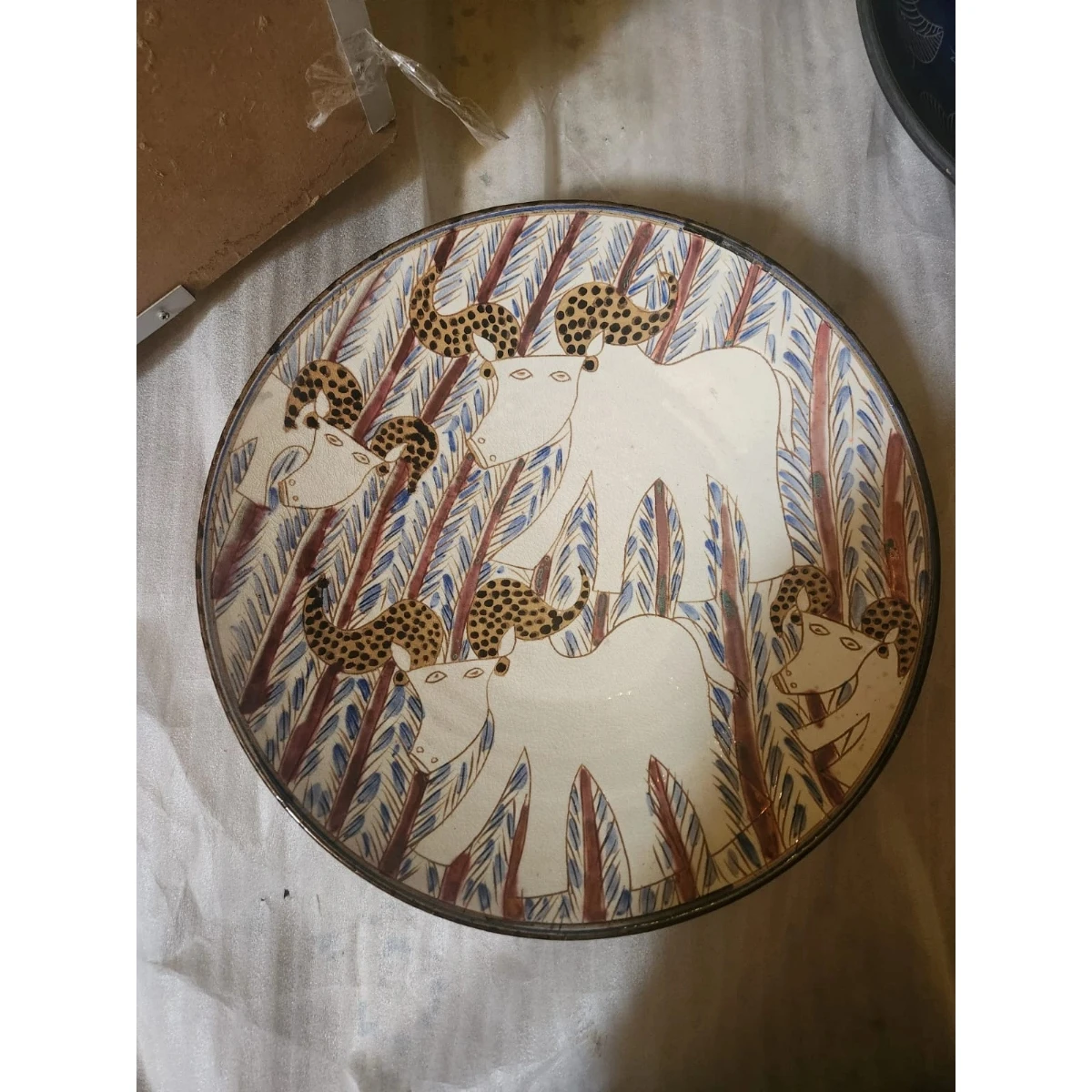 White Ceramic plate