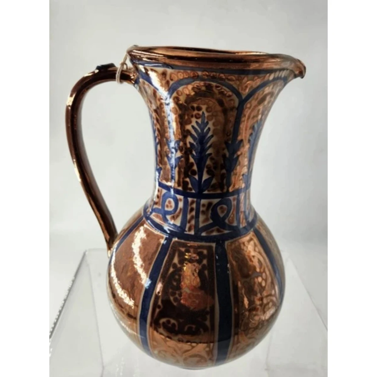 Copper Ewer decorated