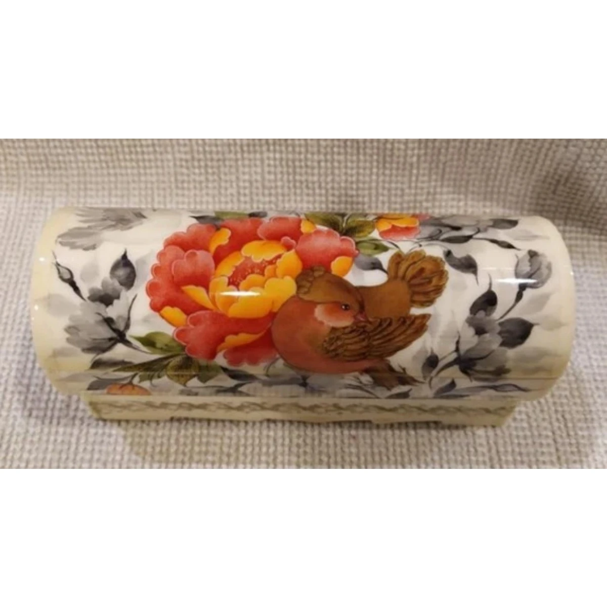 Iranian hand lequered camel bone box